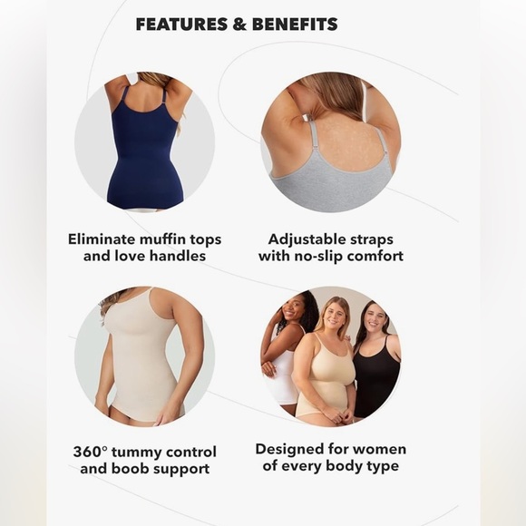 SHAPERMINT Essentials All Day Every Day
High Compression Cami Top Size 4XL - Picture 10 of 12